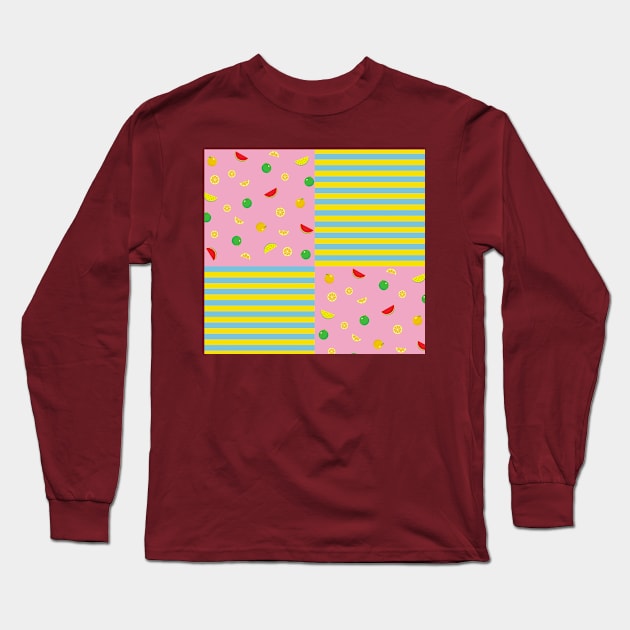 Harvest A Fresh Fruity Slice Of Goodness Long Sleeve T-Shirt by 4U2NV-LDN